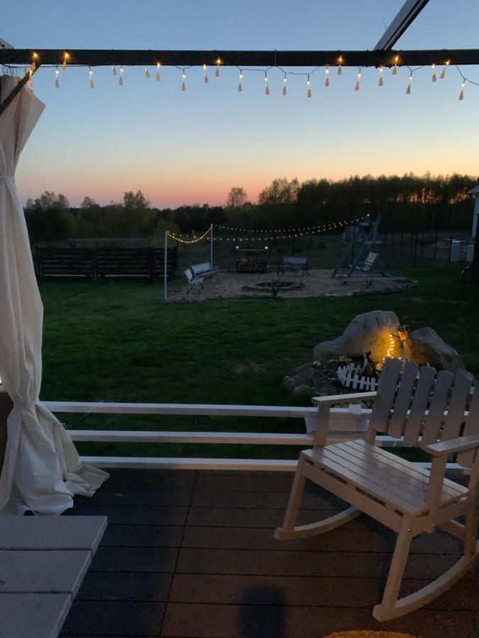 Nadmorski Dom Pod Lasem Villa Mieroszyno Bagian luar foto